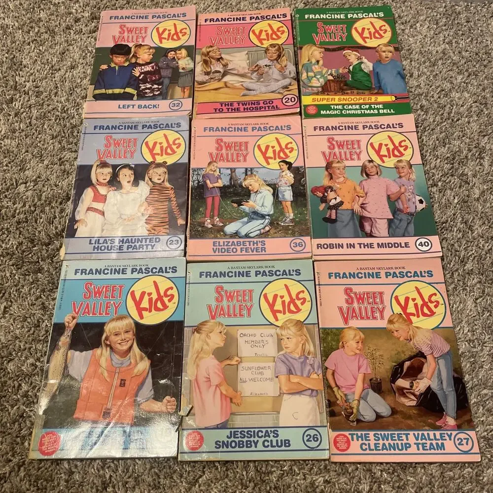 Vintage Sweet Valley Kids Lot of 26 Books Francine Pascal 90s YA Paperback Set